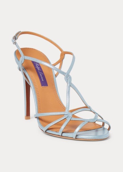 Women's Ralph Lauren Bladine Lambskin Sandals | 316928BXH